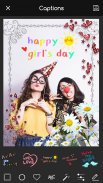 Women Day Photo Frames 2019: Flower Crown & Editor screenshot 0