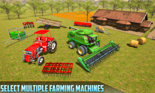 الأمريكي الحقيقي جرار العضوية الزراعة محاكي 3D screenshot 9