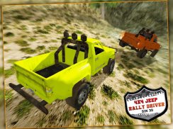 4x4 Jeep Rally pemandu Sim 3D screenshot 9
