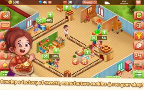 Idle Sweet Bakery - Cakes Factory screenshot 2