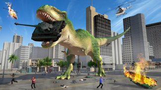 Dino City Attack Game – Dino War Simulator 2020 screenshot 1