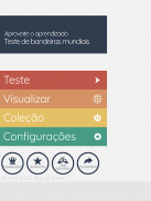 Teste de bandeiras mundiais screenshot 1