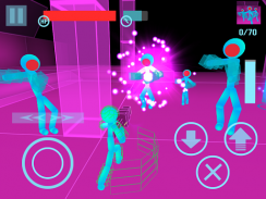 Çöp Adam Neon Gun savaşçıları screenshot 9
