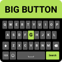 Large Keyboard - Big Button Keypad & Voice Typing Icon