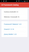 UI Framework Catalog screenshot 0