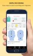 iMigraine - migraine monitor and headache tracking screenshot 1