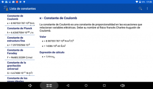 Constantes Ciencias screenshot 3