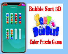 Bubble Sort 3D - Color Puzzle Game screenshot 2