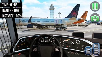 Bus Simulator Game 2021 - Airport Bus City Driving screenshot 2