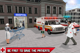 Ambulance Driver: Hospital Emergency Rescue Games screenshot 13