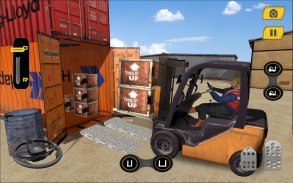 حقيقة رافعة شوكية القيادة محاكاة لعبه 3D screenshot 1