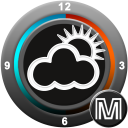 Hava Durumlu Saat Icon