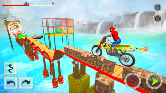 鲁莽的自行车极端摩托特技大师 - 真正的摩托车赛车模拟器游戏 screenshot 1