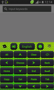 Tastiera a colori Neon Verde screenshot 6