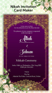 Muslim Wedding Card Maker 2024 screenshot 2