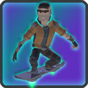 Scifi Surfer Runners Icon