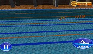 Cuộc đua 3D bơi screenshot 7