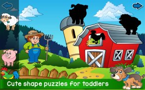 Baby Games Animal Shape Puzzle screenshot 2