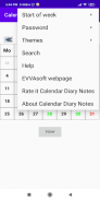 Calendar Diary Notes screenshot 0