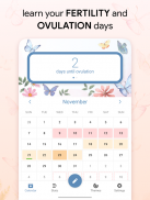 Menstruatiedagboek - Kalender screenshot 5