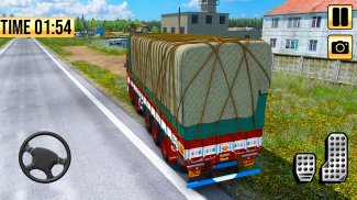 Heavy Cargo Truck Driving Sim screenshot 0