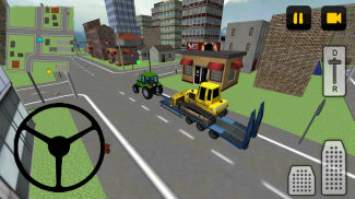 Tracteur Conducteur 3D: Ville screenshot 0