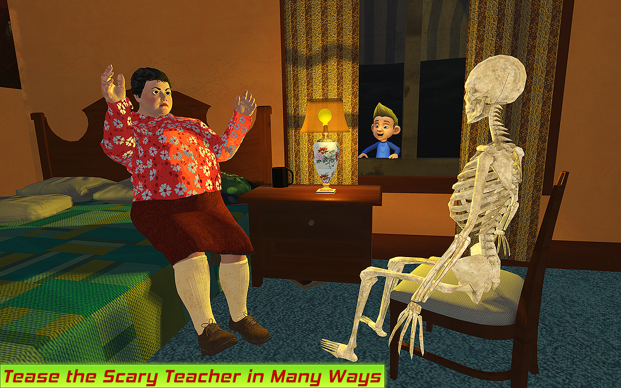 Scary Haunted Teacher 3D - Spooky & Creepy Games Game for Android