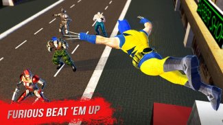 Superhero Street Fights: X-Hero Beat Em Up Game screenshot 2