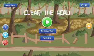 Clear The Road - remove rocks screenshot 0