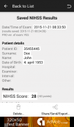 NIH Stroke Scale (NIHSS) screenshot 4