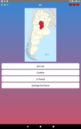 Argentina: Provinces & Districts Map Quiz Game screenshot 0