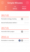 Simple Minutes - memo  note  record  share screenshot 5