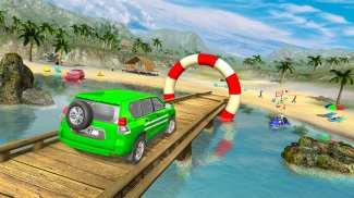 Water Surfer Prado Jeep Games screenshot 3
