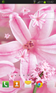 Pink Flowers LWP screenshot 1