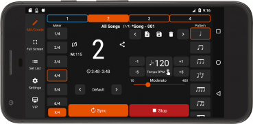 Stage Metronome with Setlist screenshot 7