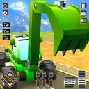 Construction Excavator Sim 3D Icon