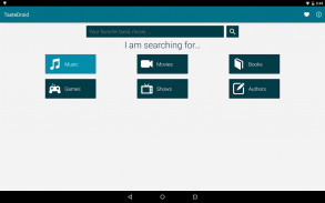 TasteDroid Free screenshot 1