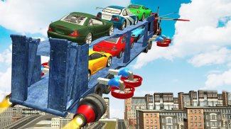 Flying Car Transport Truck 3D screenshot 0