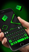 الكيبورد Neon Black Business screenshot 1