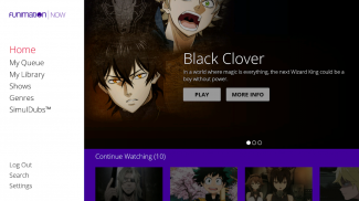 Funimation for Android TV screenshot 0