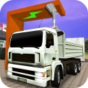 Truck Transport Raw Material Icon