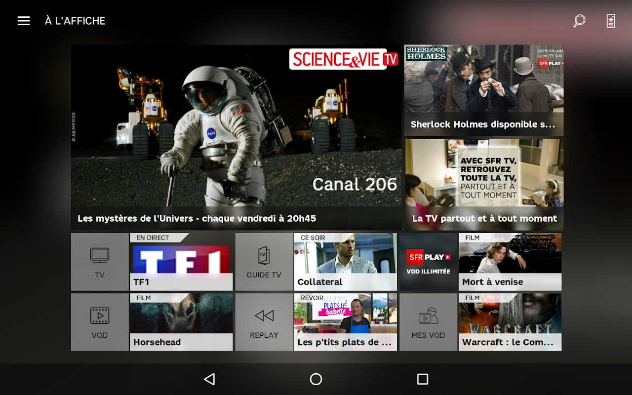telecharger appli sfr tv android