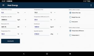 Heat Energy Calculator screenshot 0