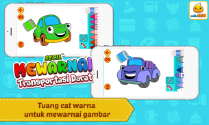 Mewarnai Mobil Kartun screenshot 3