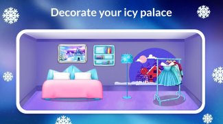 冬季城堡 - 公主游戏与家居装饰 screenshot 3
