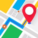 GPS Maps, Location & Routes Icon
