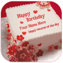 Write Name on Cake – Birthday & Anniversary Icon