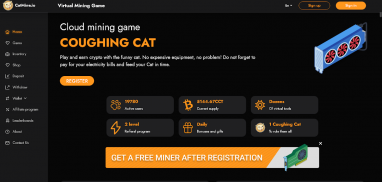 Cat Mining: Earn Coin Mining screenshot 1