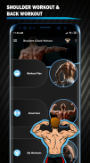 Shoulder Workout & Back Workout : 30 Day Challenge screenshot 8