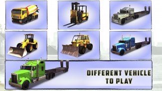 Construction Vehicles Cargo Truck Game screenshot 2